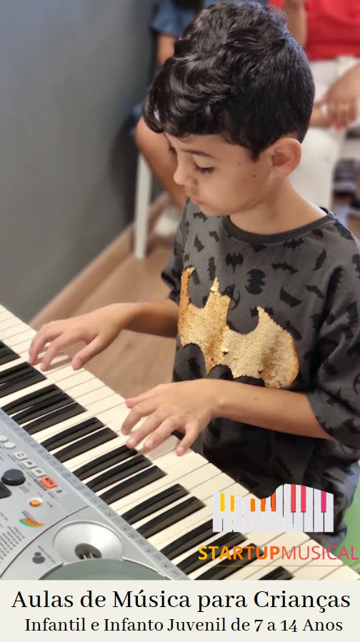 Aulas de piano para crianças