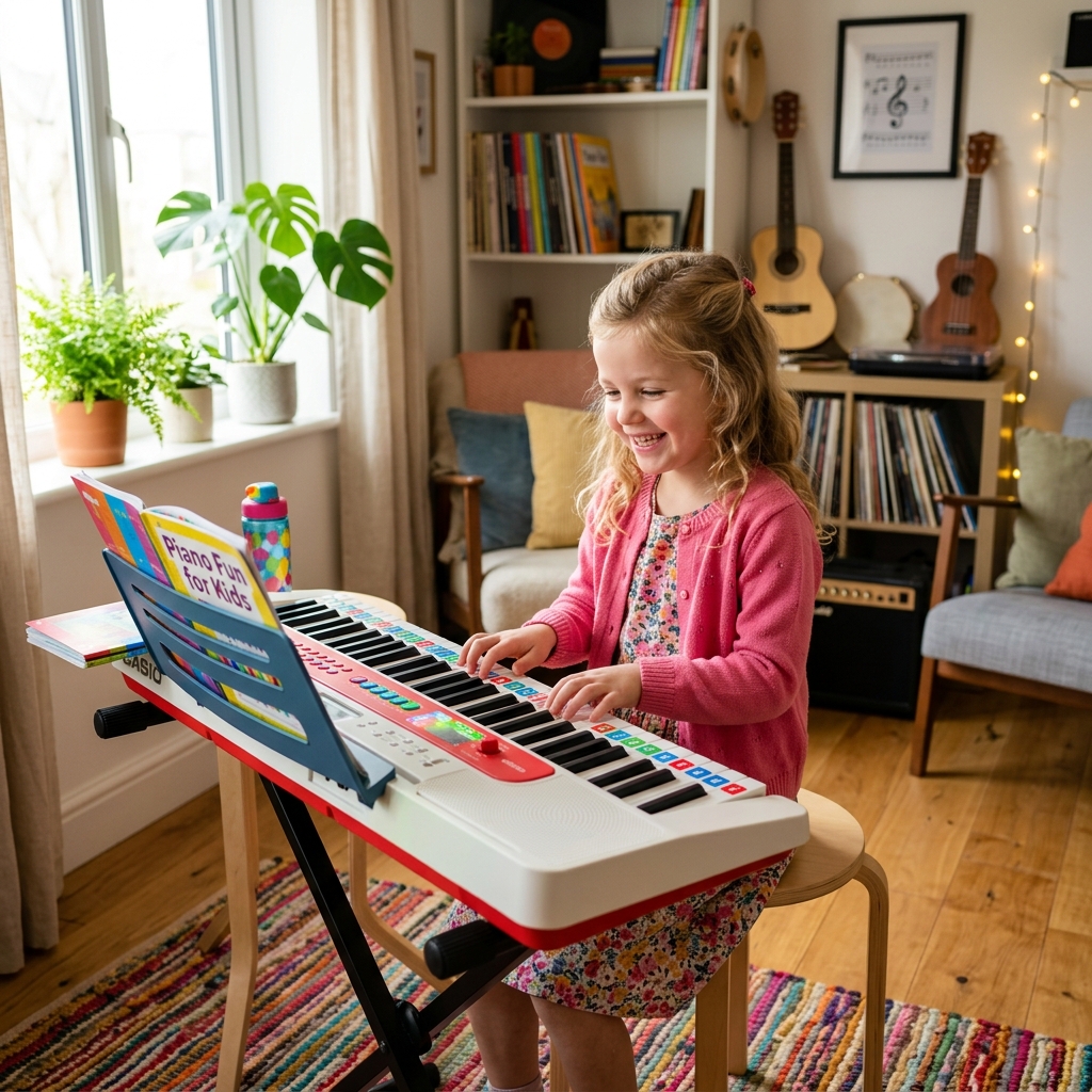 Aulas de musicalização infantil na Granja Vianna Cotia na escola Startup Musical - Criança aprendendo música de forma lúdica