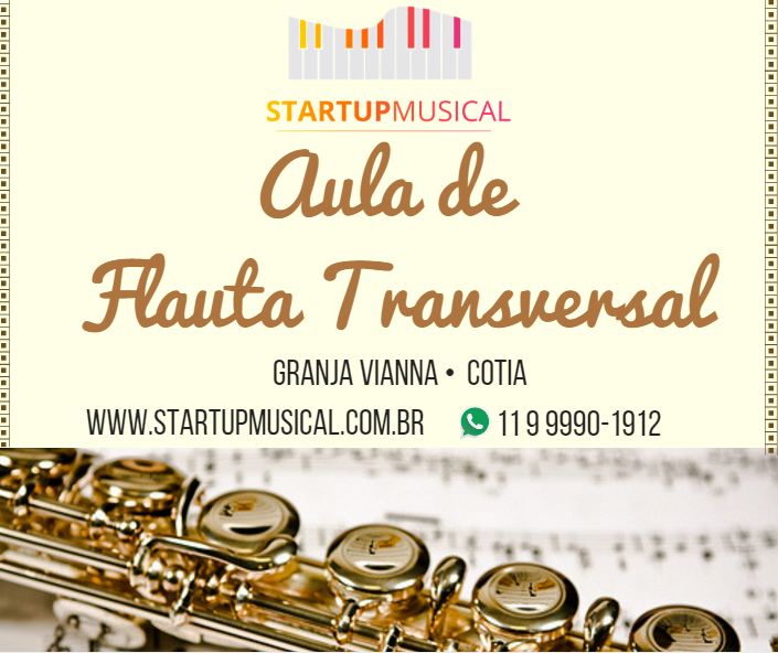 Aulas de Flauta Transversal na Startup Musical | e